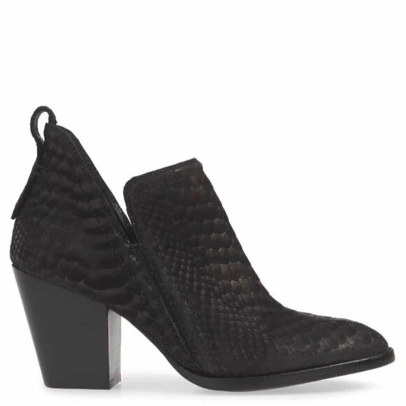 Jeffrey Campbell Rowlan Snakeskin Embossed Westen Bootie size 7.5 - Picture 1 of 6